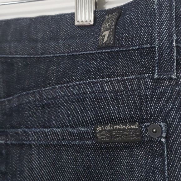 𝅺7 For All Mankind Joyce Loose City Chic Preppy Fall Cropped Jeans - Women's - Picture 5 of 7